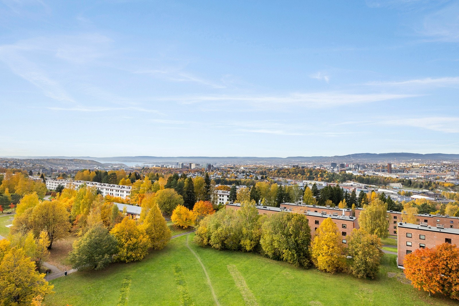 Herlig utsikt fra leiligheten Galleribilde
