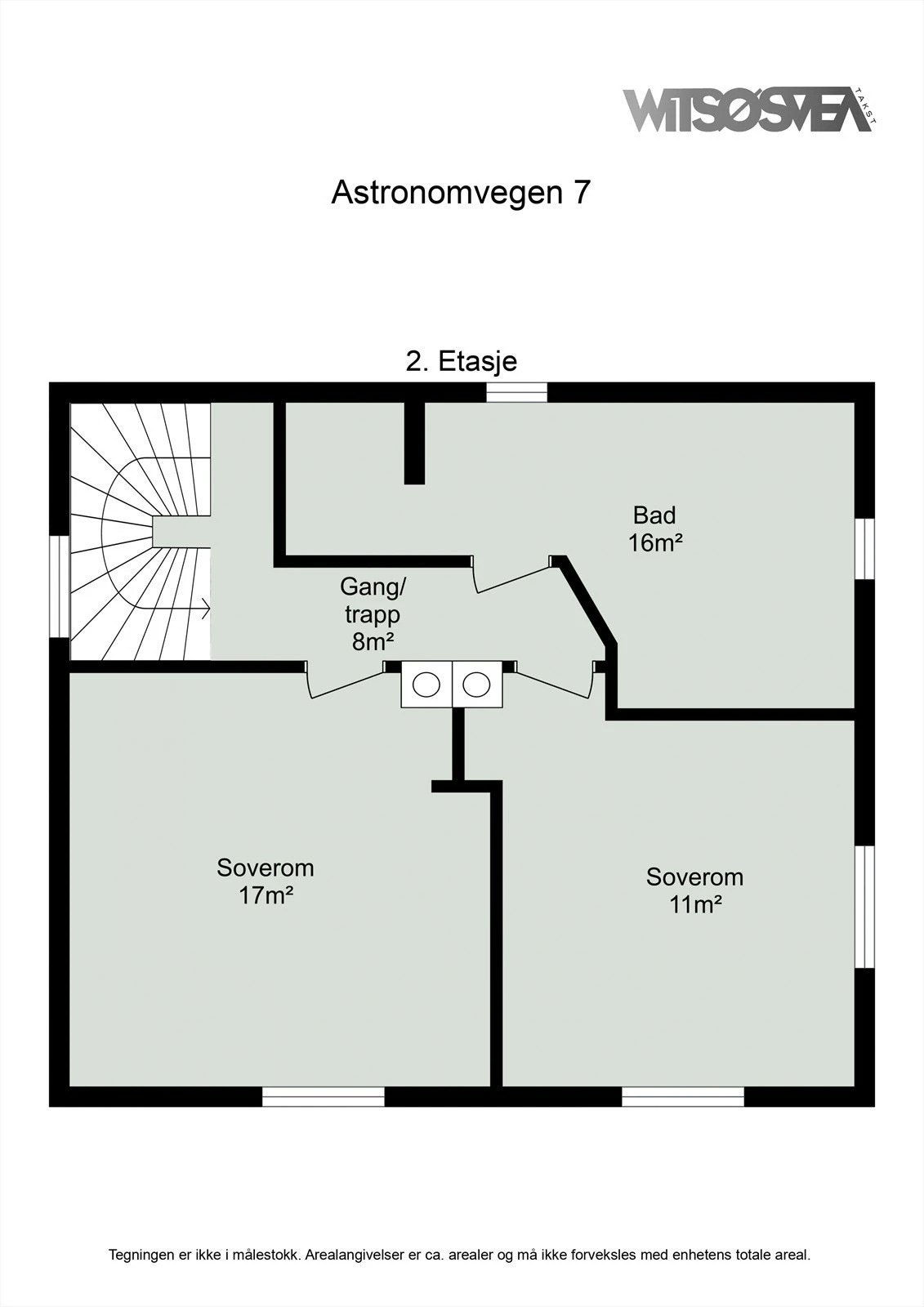 Planskisse 2. etasje Galleribilde