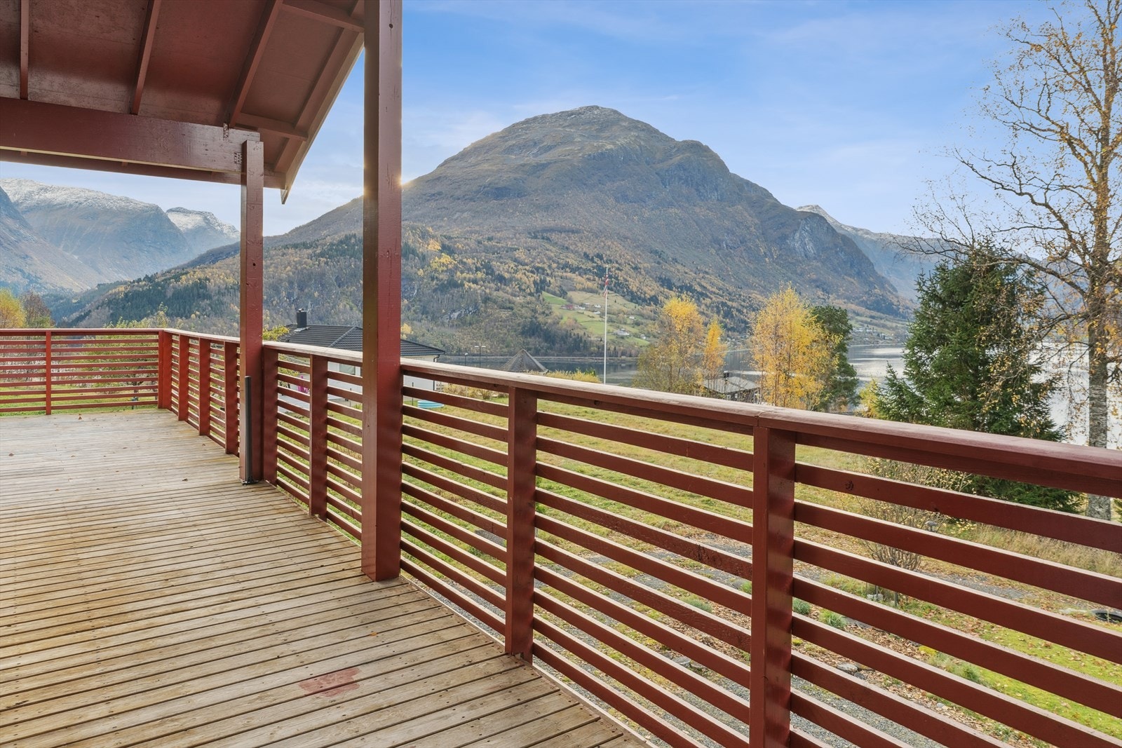 Supert å kunne sitje her i det meste av vêr Galleribilde