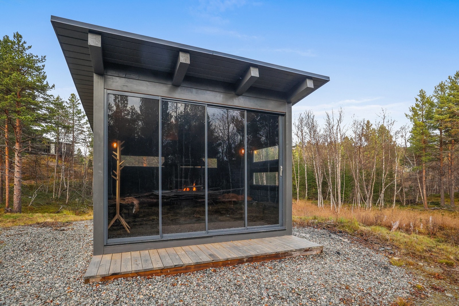 Moderne grillhus Galleribilde