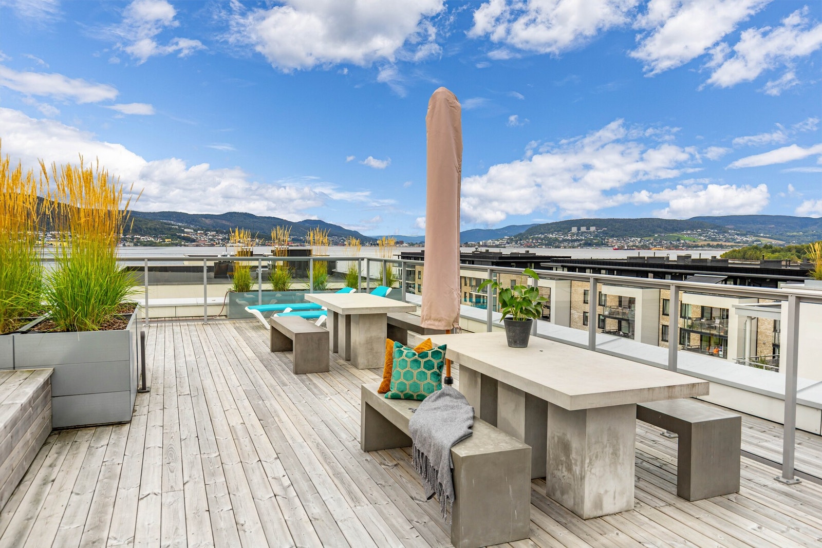 Felles takterrasse. Galleribilde