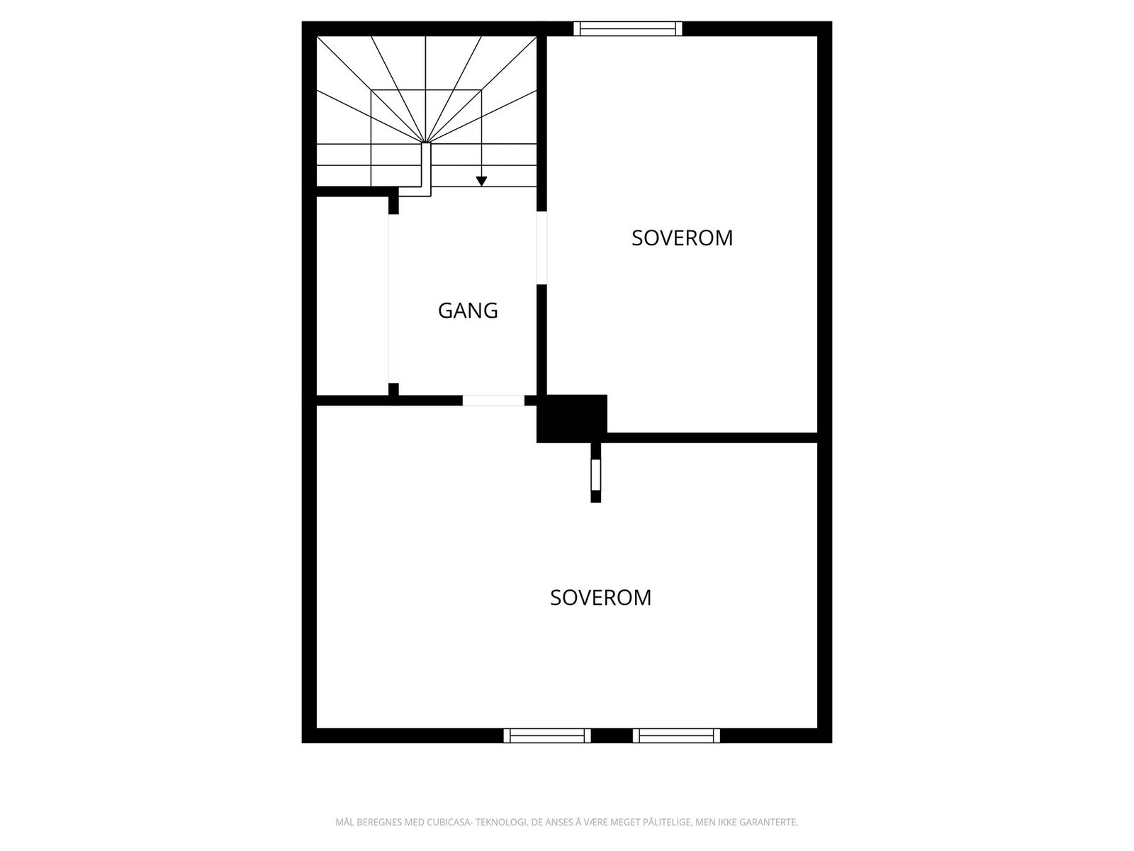Plantegning loft. Galleribilde
