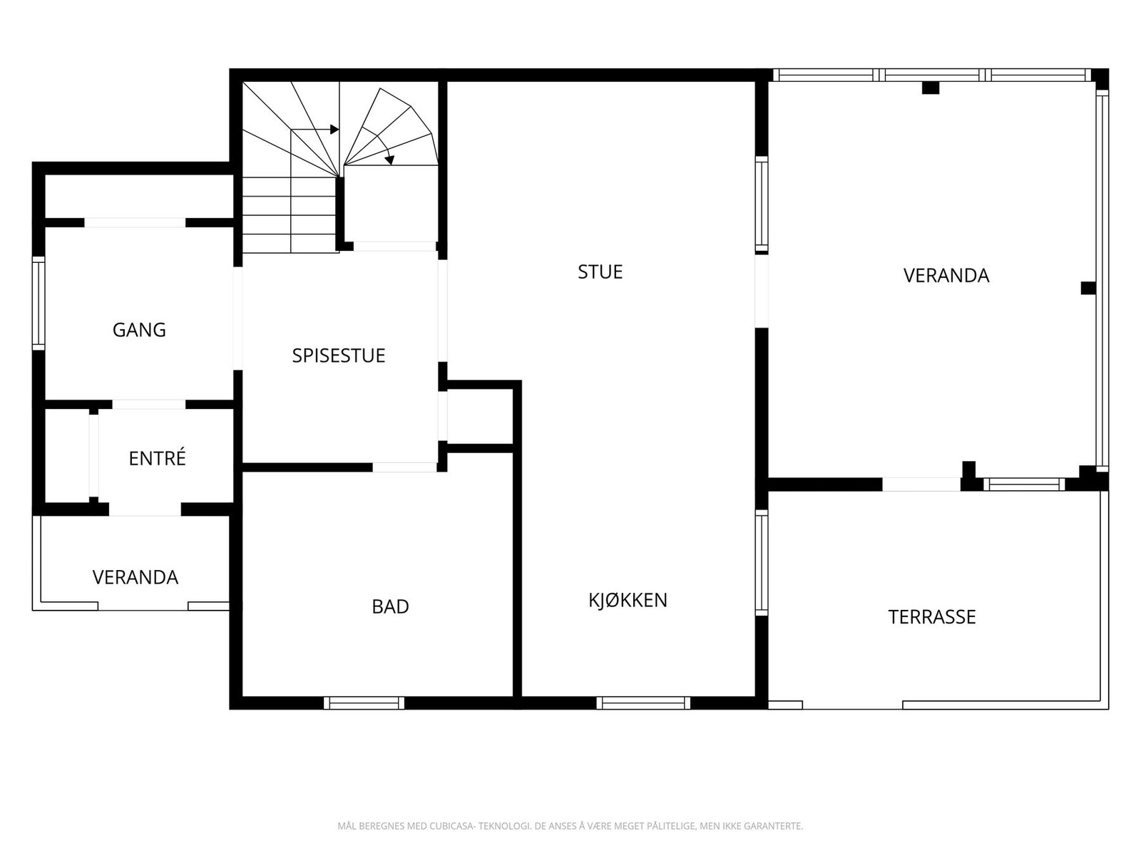 Plantegning 1.etasje. Galleribilde