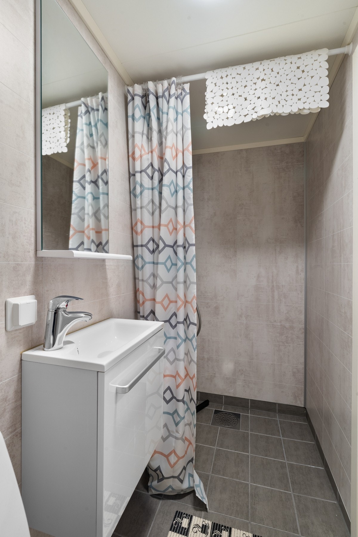 Praktisk bad i kjelleren. Galleribilde