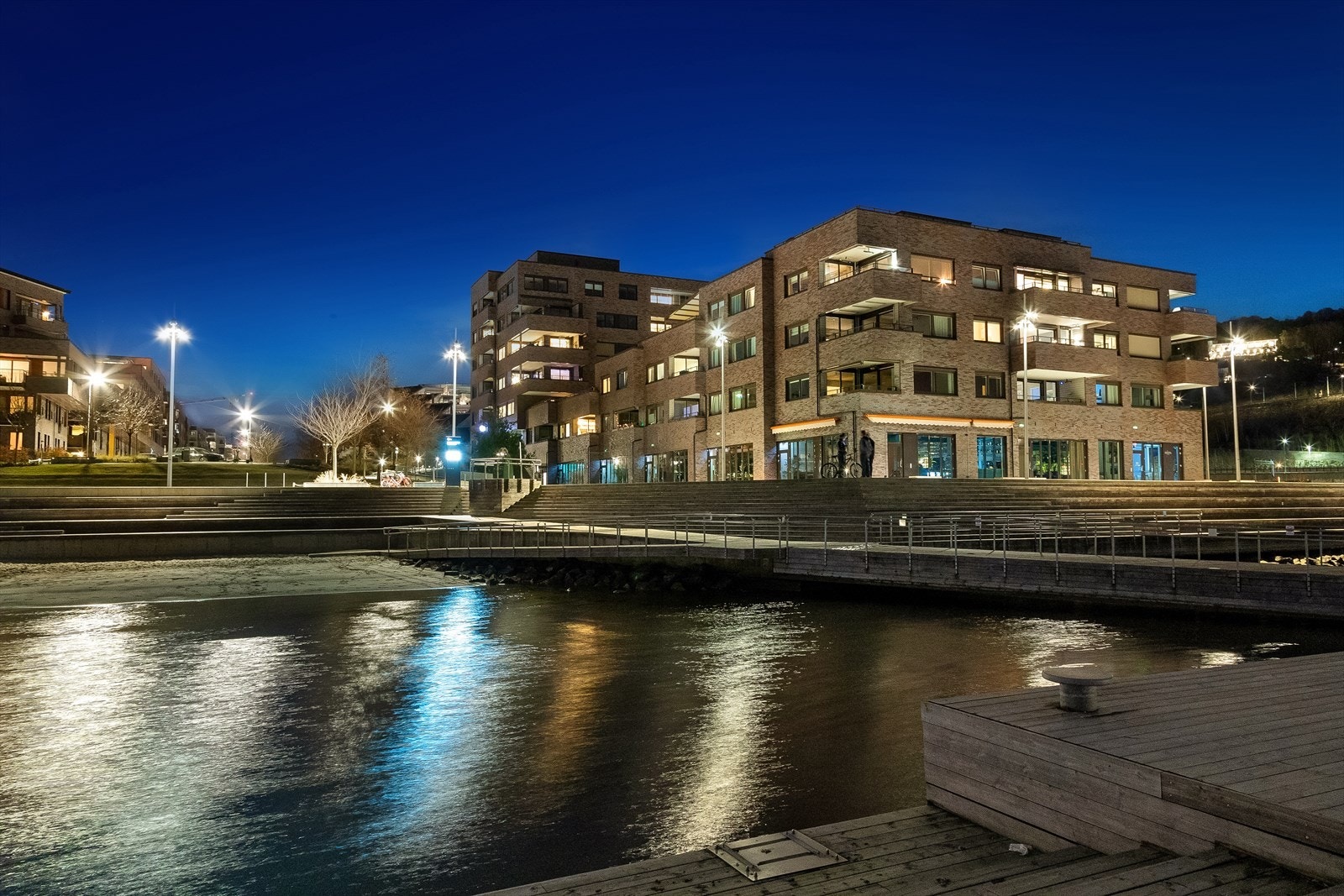 Kjent arkitektur ytterst på Sørengkaia. Galleribilde