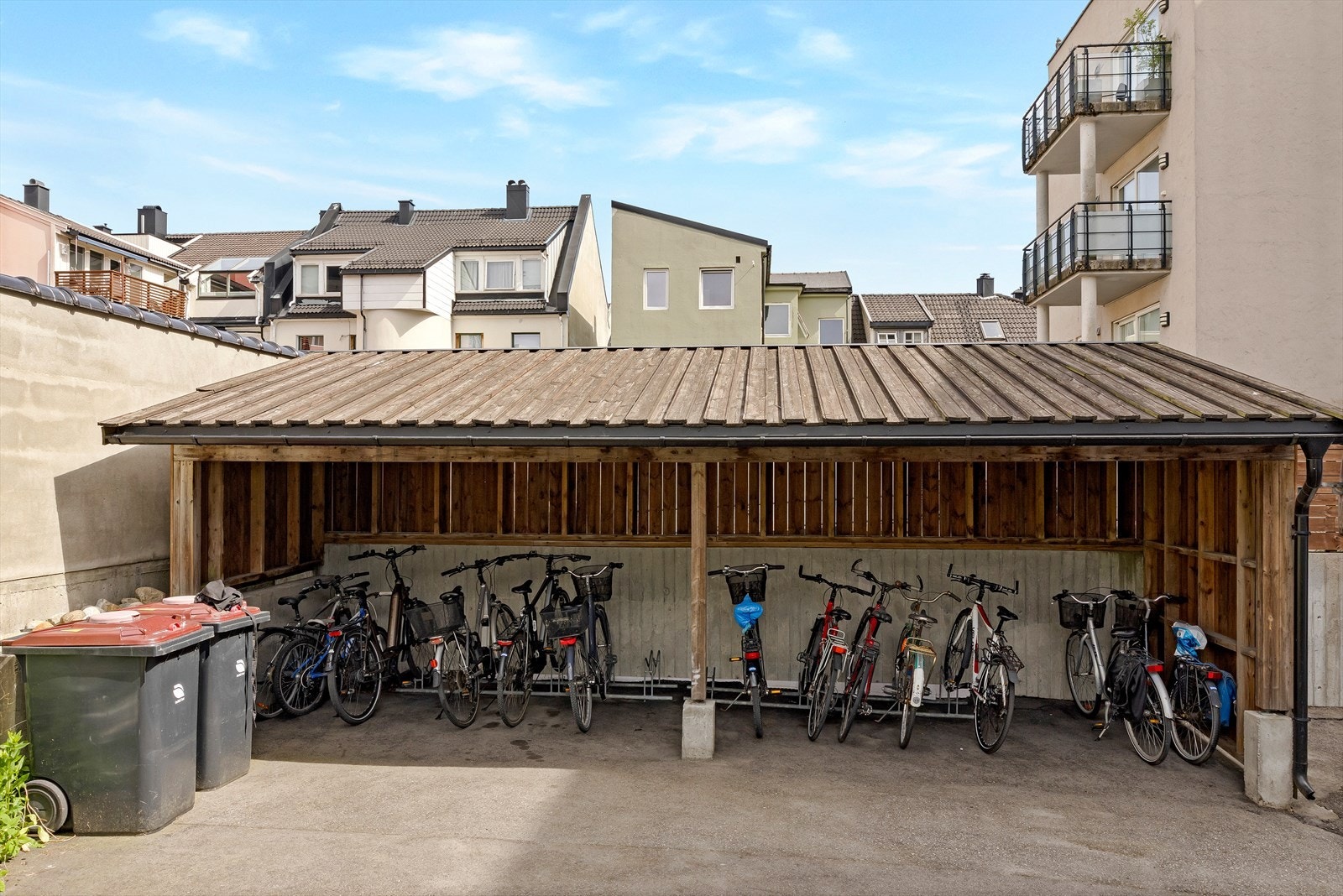 Sykkelparkering Galleribilde