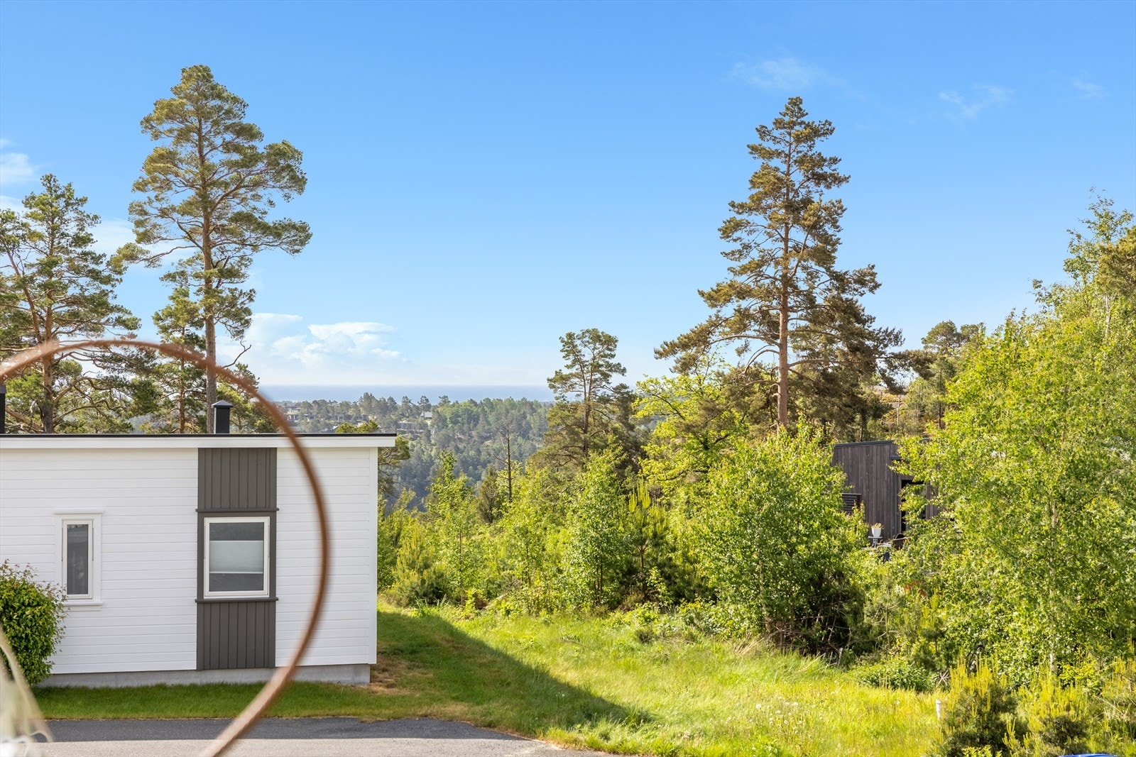 Utsikt fra terrasse Galleribilde
