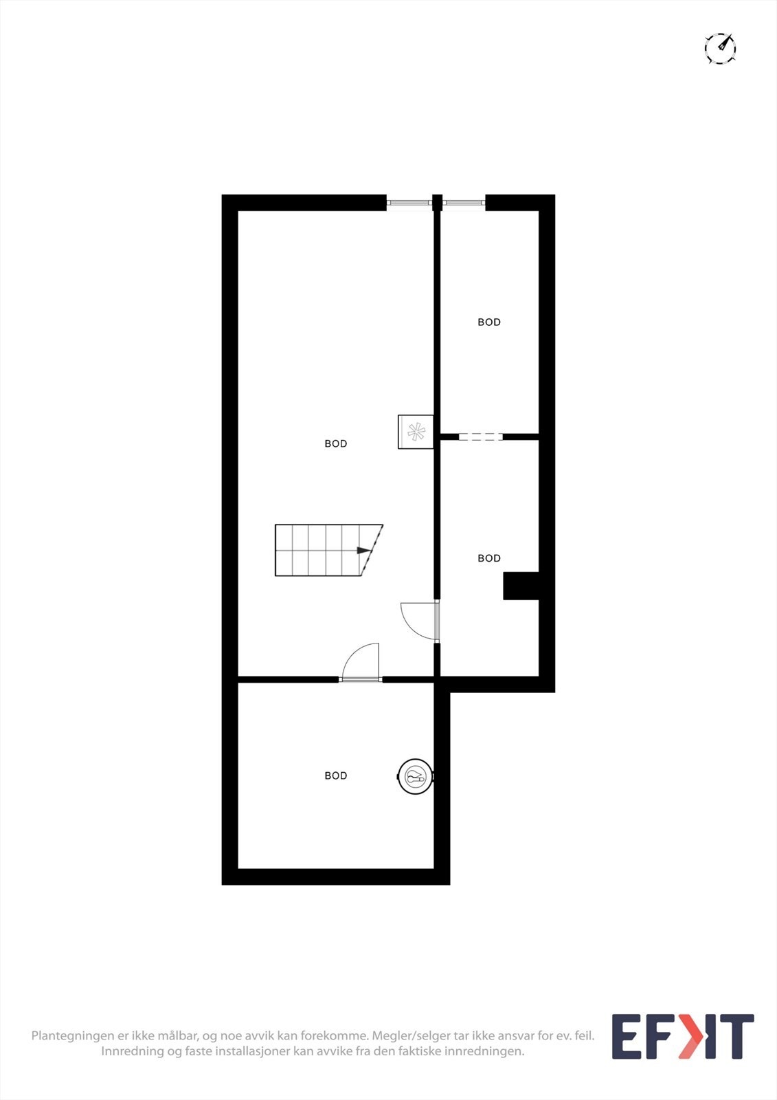 Plantegning kjeller Galleribilde