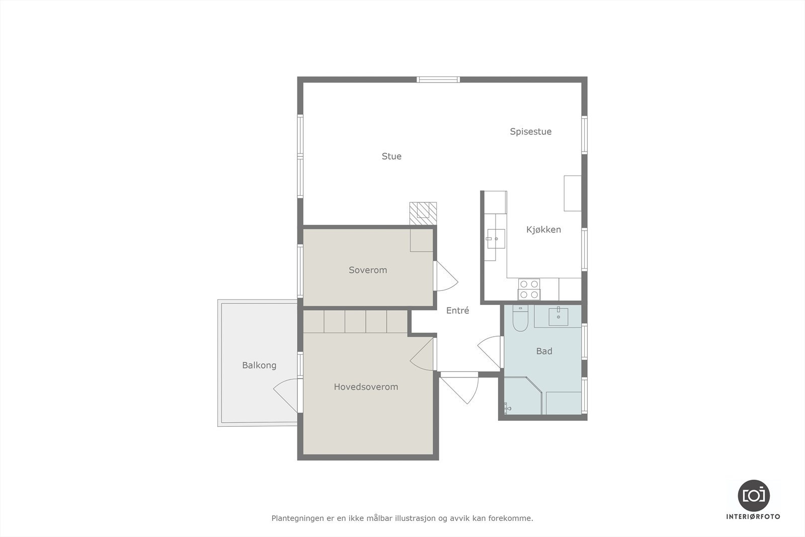 Plantegning Galleribilde