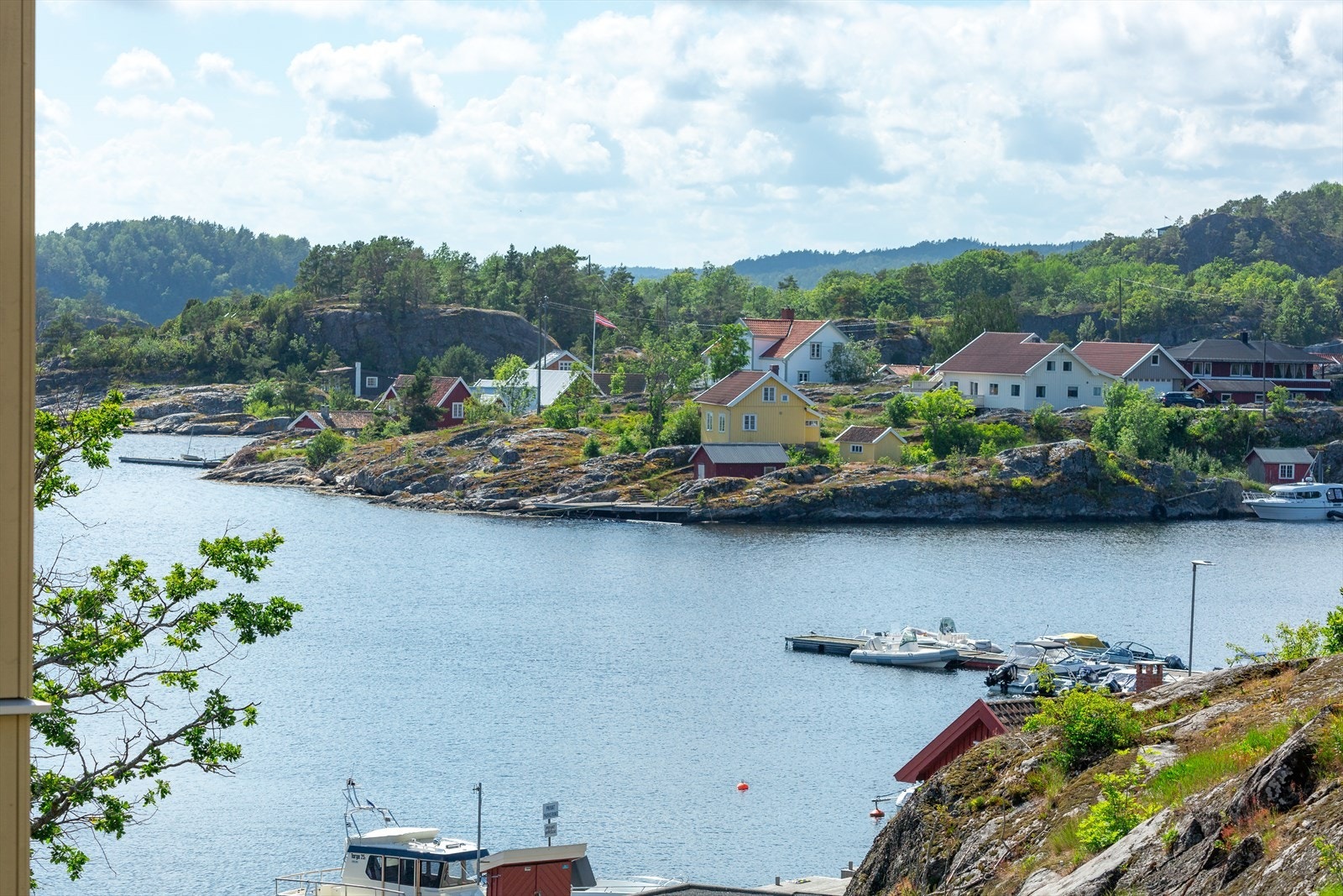 Sjøutsikt fra balkong Galleribilde