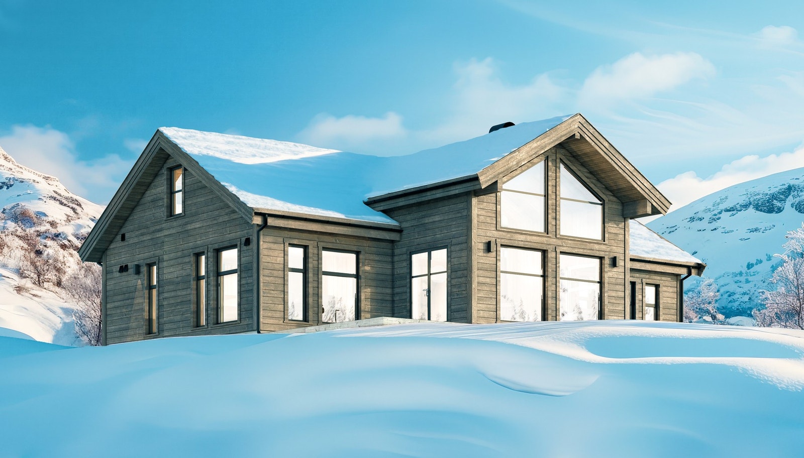 Polar-modellene byr på panorama til naturen! Her en illustrasjon av Polar 118 som er noe større enn priset modell. Galleribilde