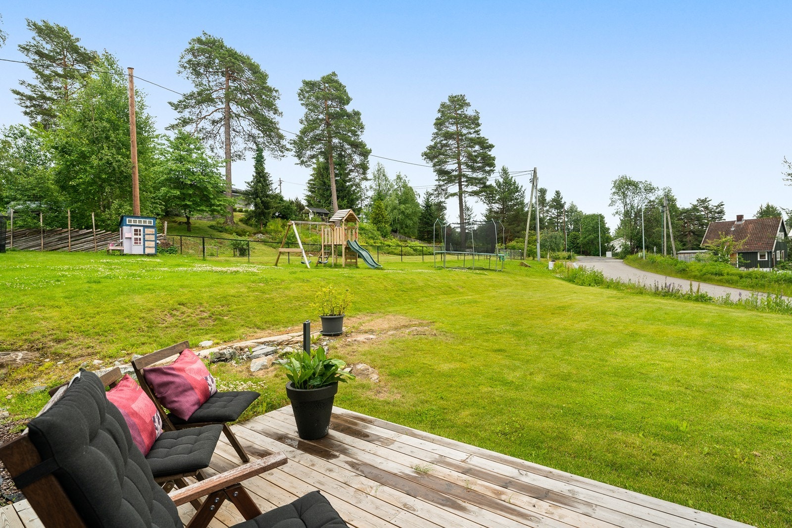 Terrasse og hage Galleribilde