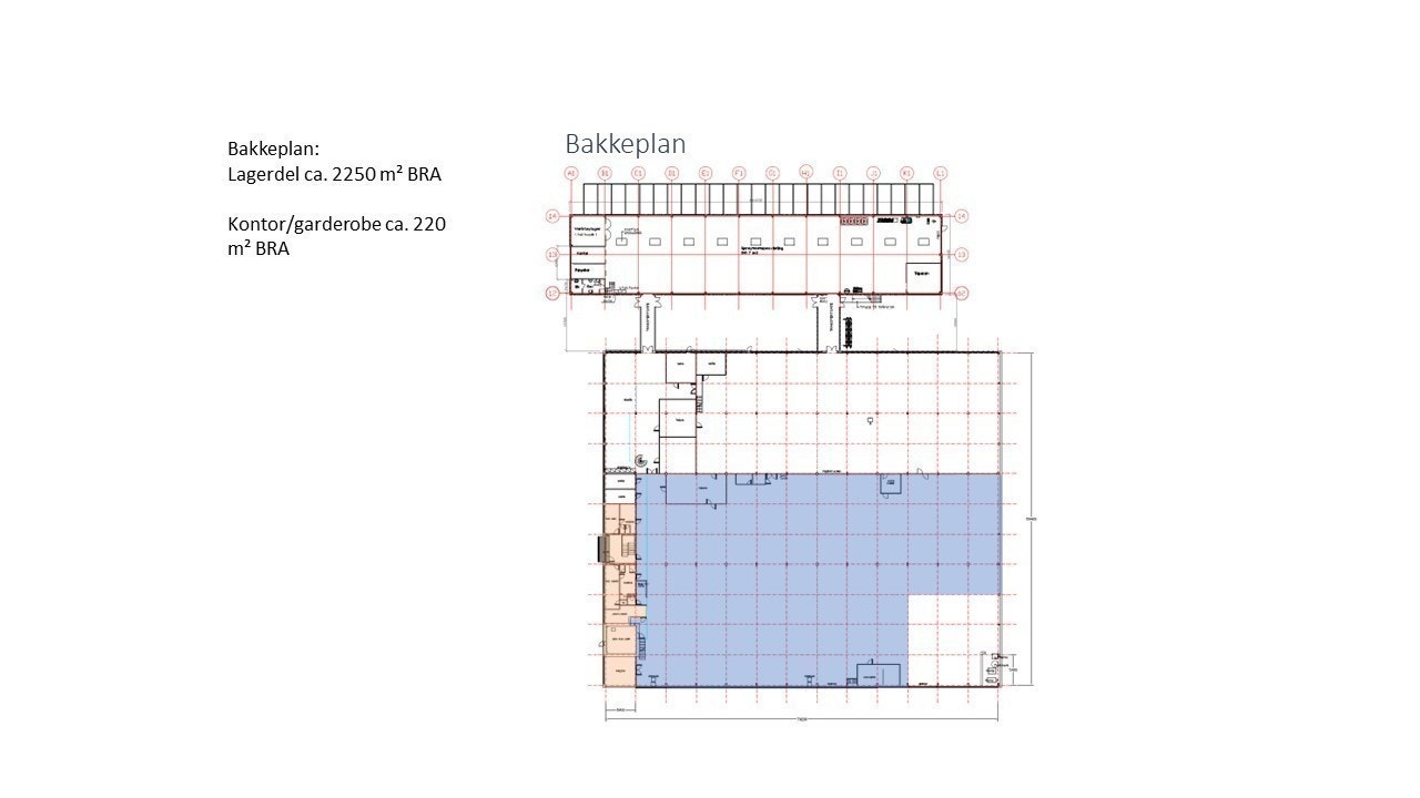 Bakkeplan: Ledige arealer Galleribilde
