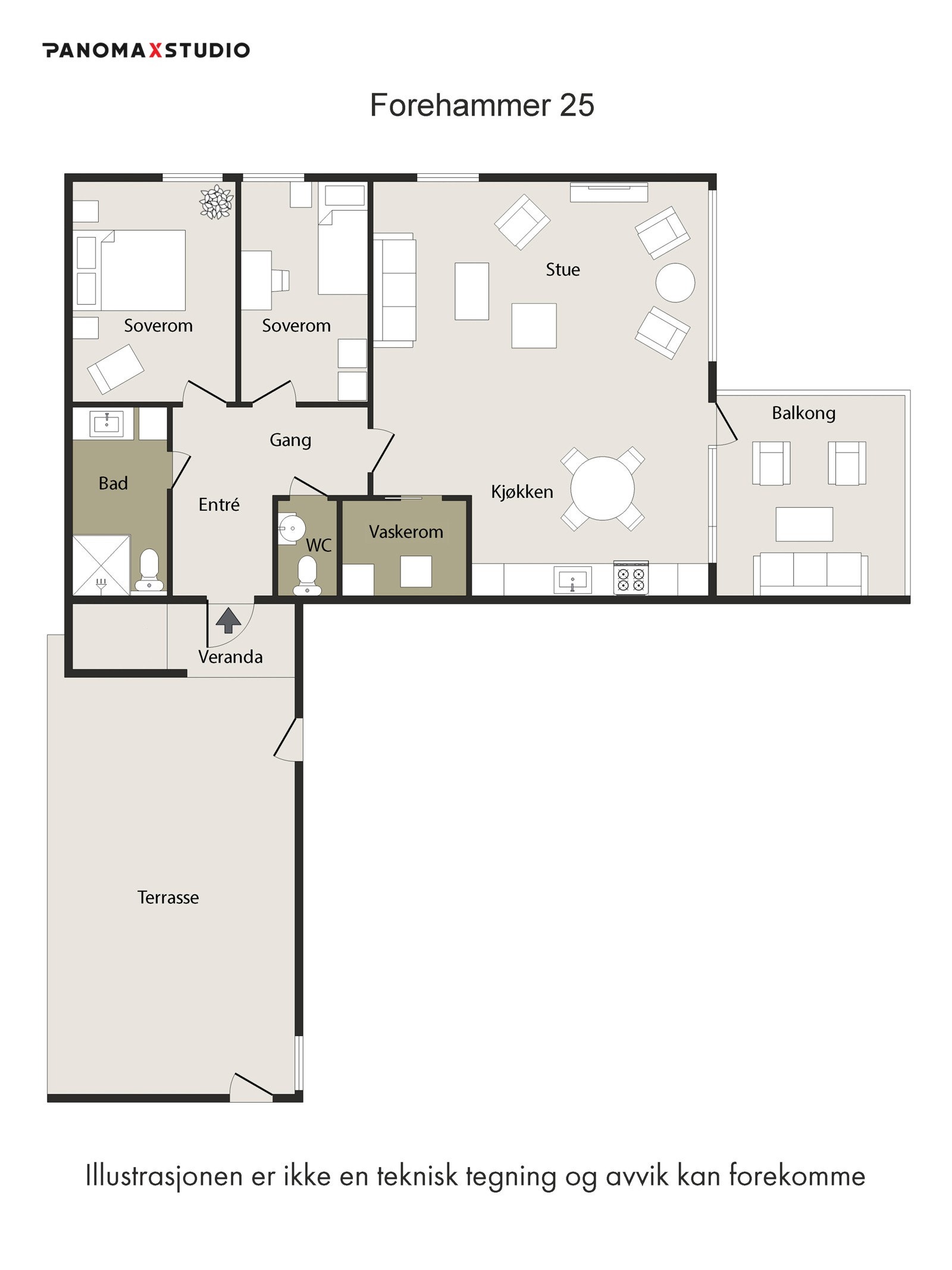 Plantegning. Galleribilde