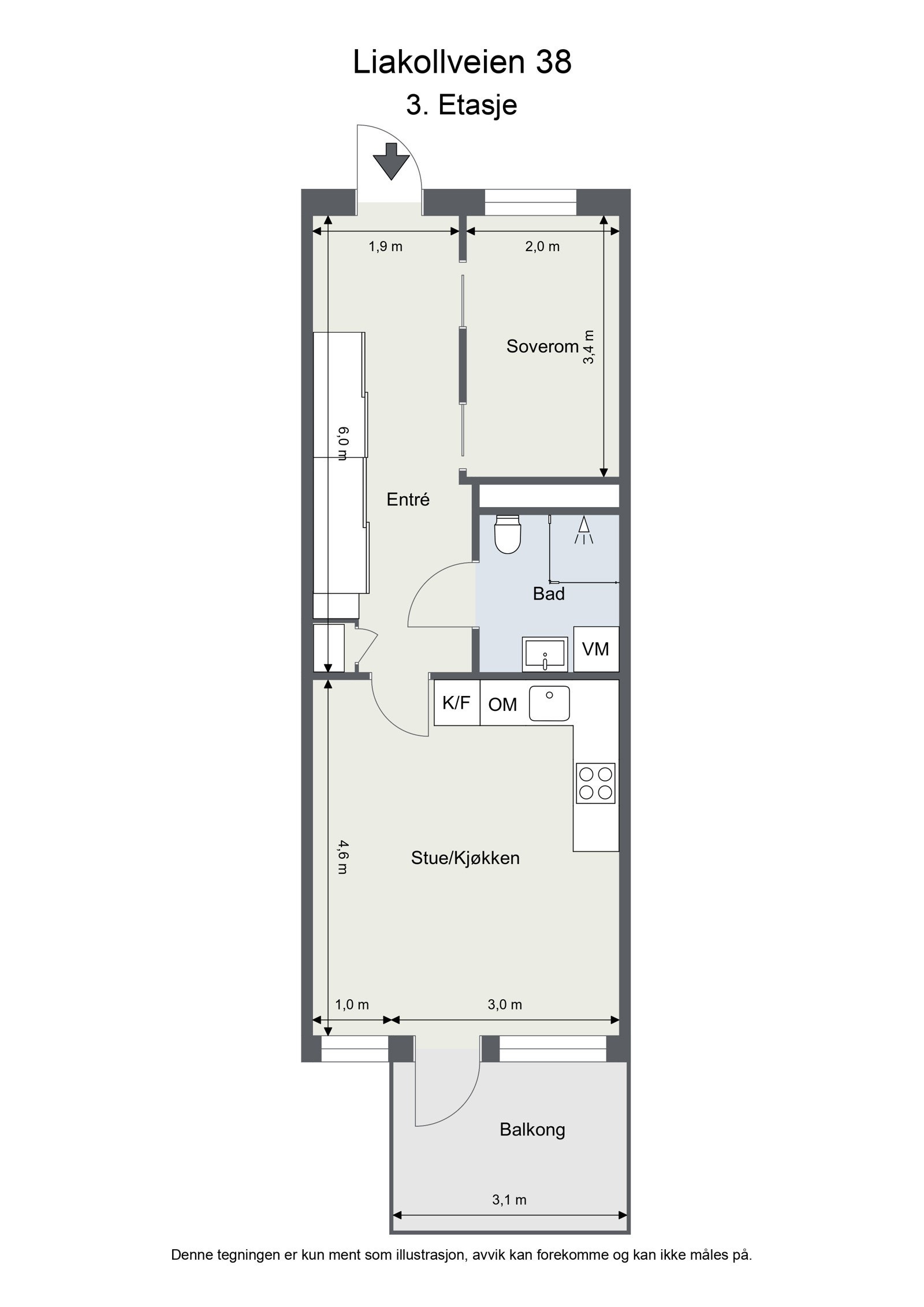 Plantegning Galleribilde