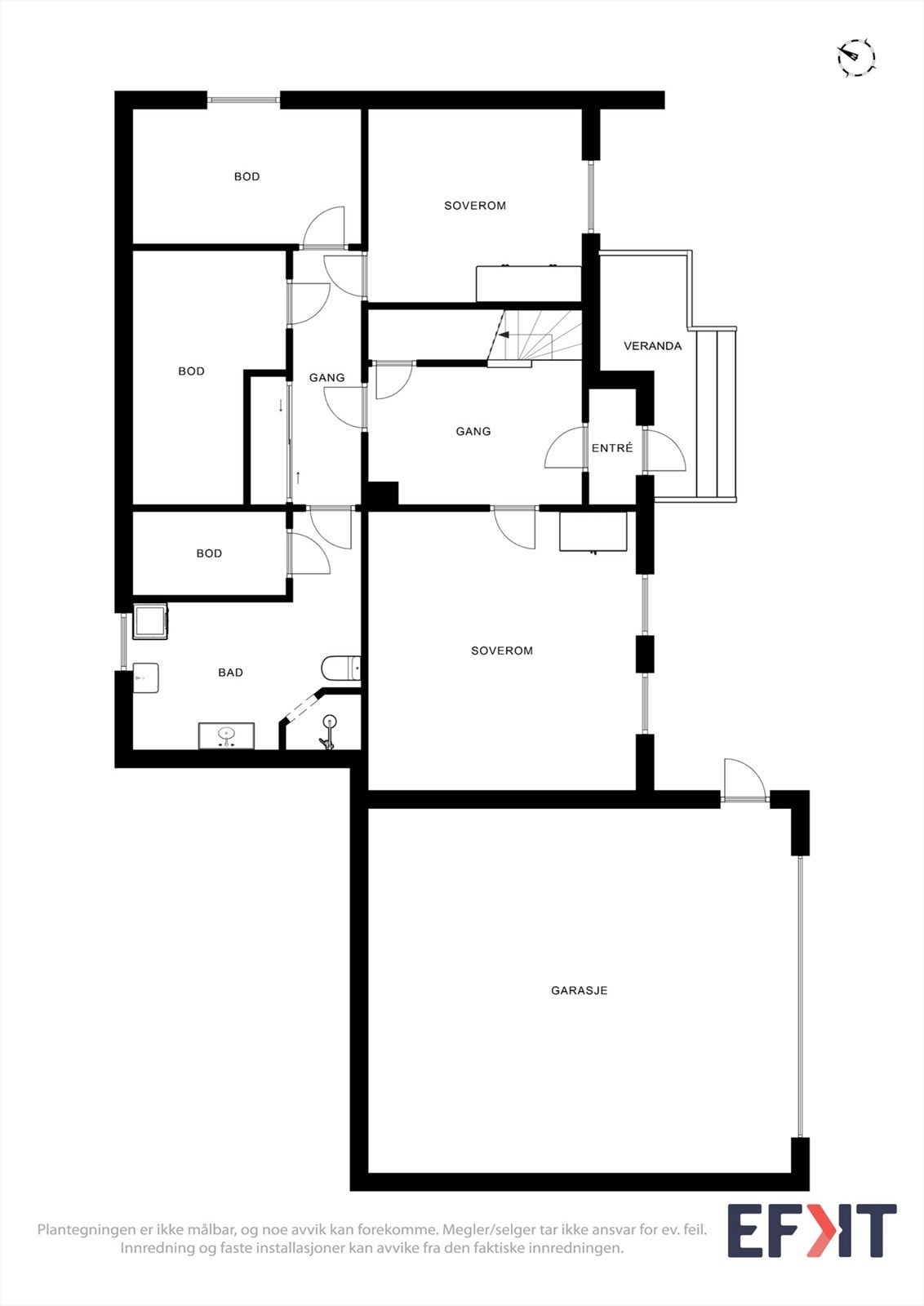 Plantegning Galleribilde