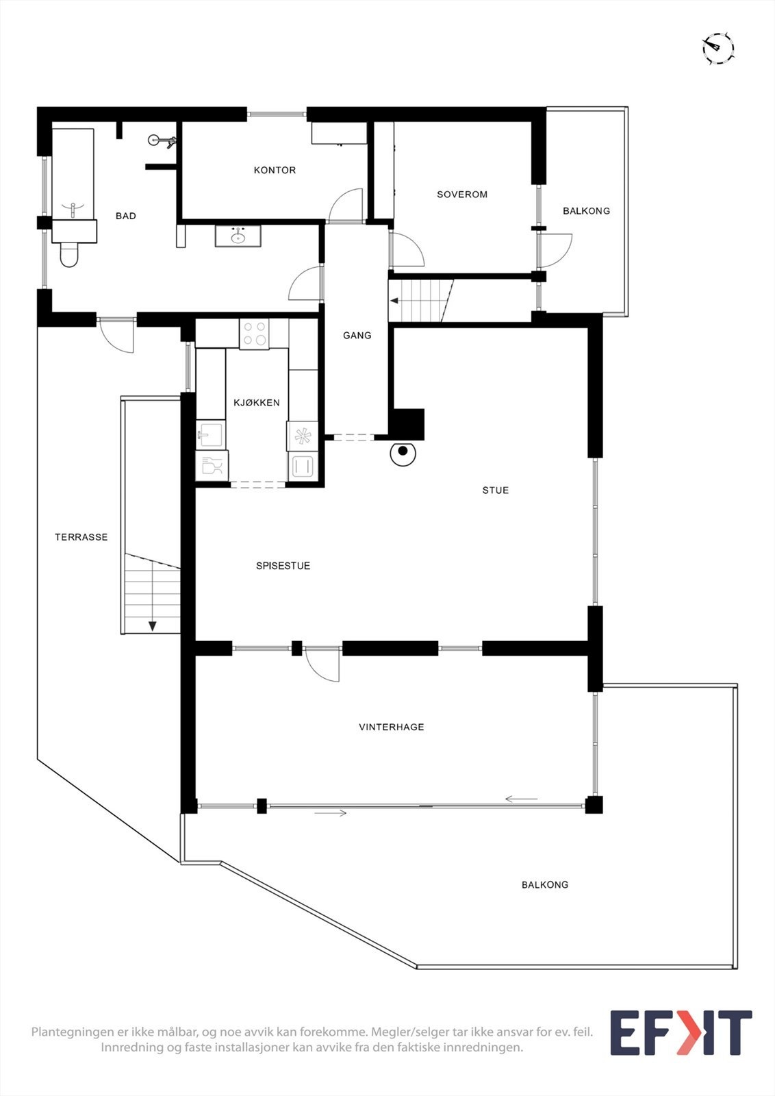 Plantegning Galleribilde