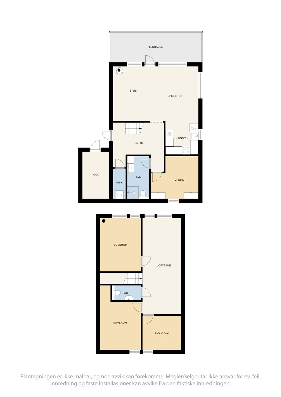 Oversikt med plantegninger Galleribilde