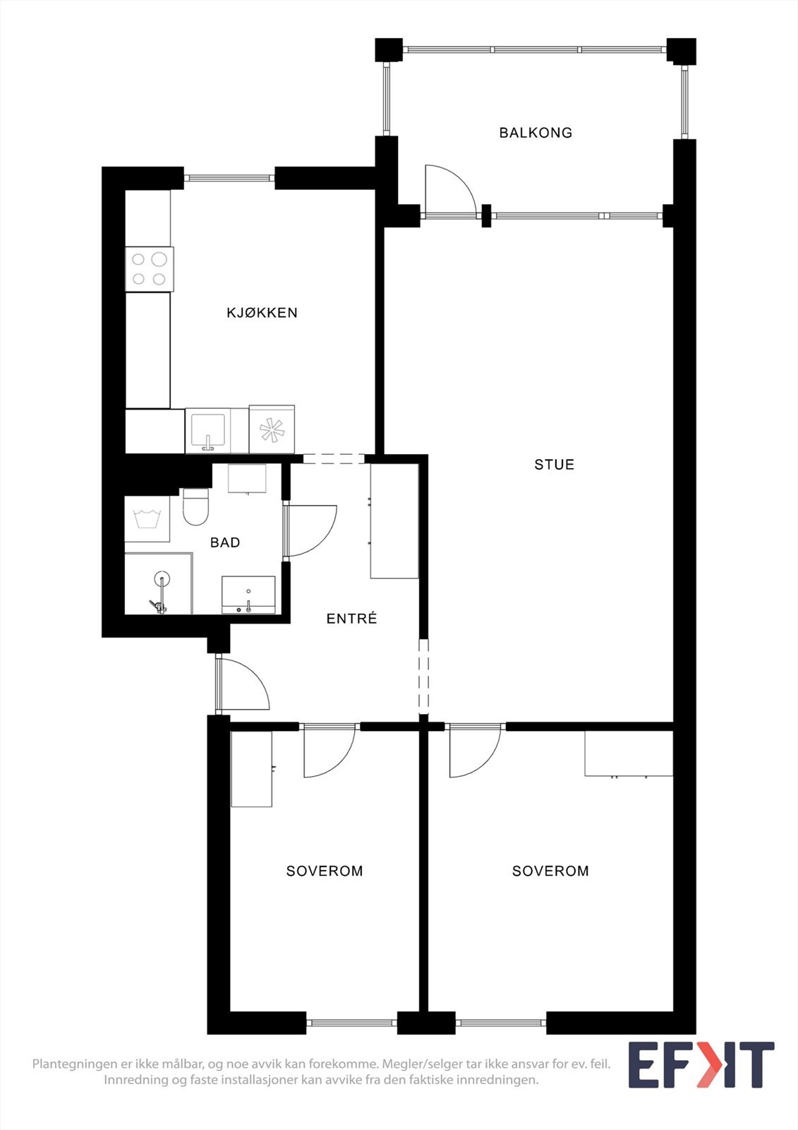 Plantegning Galleribilde