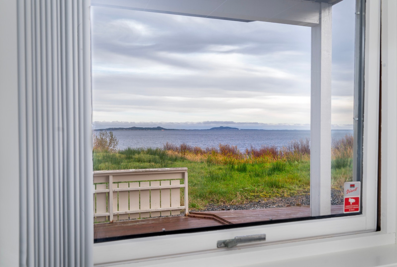 Leiligheten har kjempeflott utsikt. Galleribilde