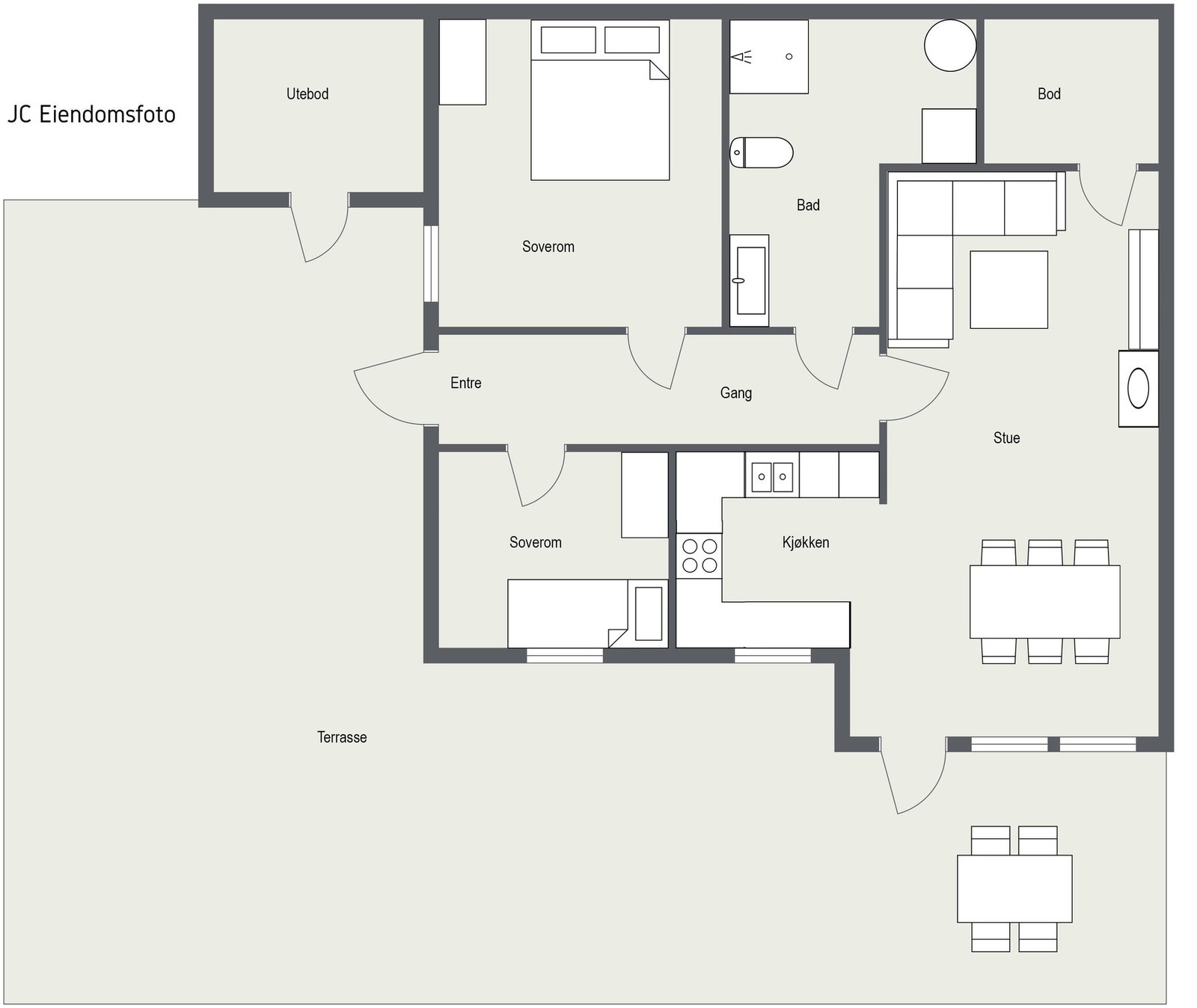 2d plantegning. Galleribilde