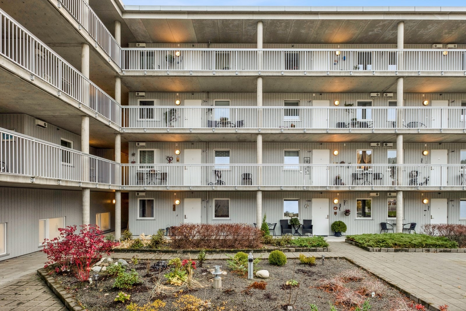 Pent uteanlegg Galleribilde