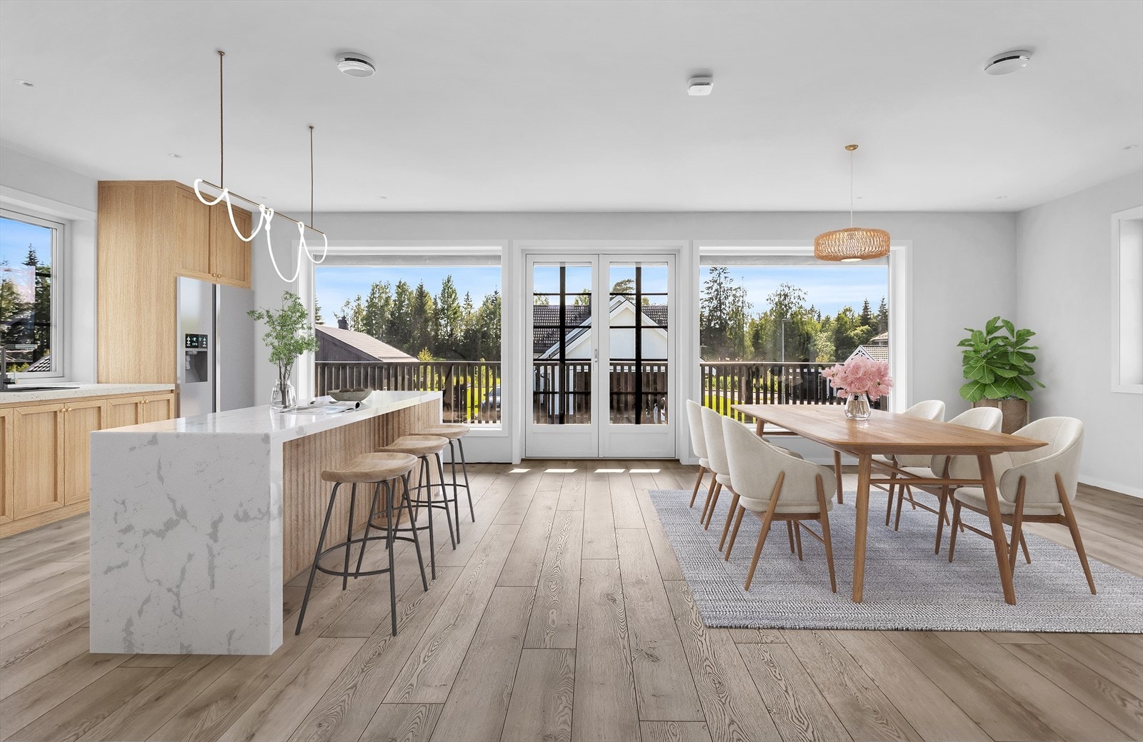 Velkommen! Digitalt møblert og innredet. Galleribilde