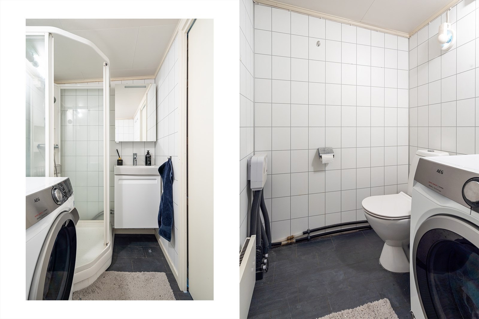 Praktisk bad med gode løsninger. Galleribilde