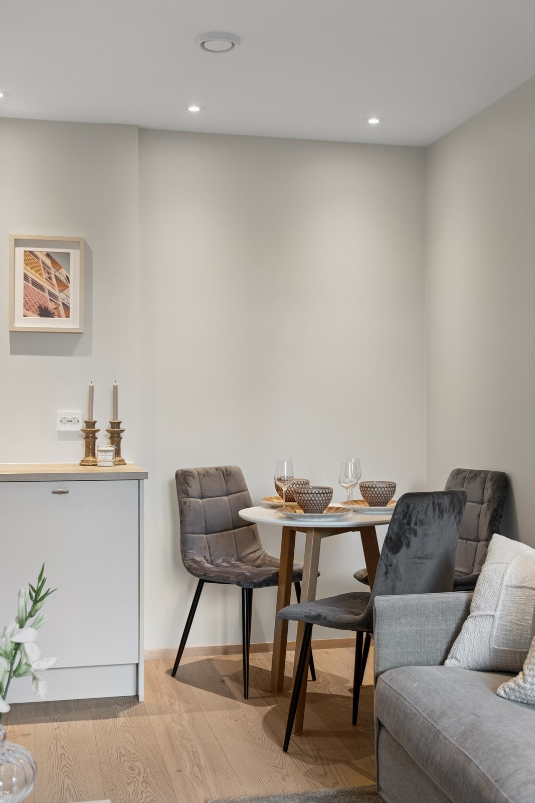 Plass til lite spisebord. Galleribilde