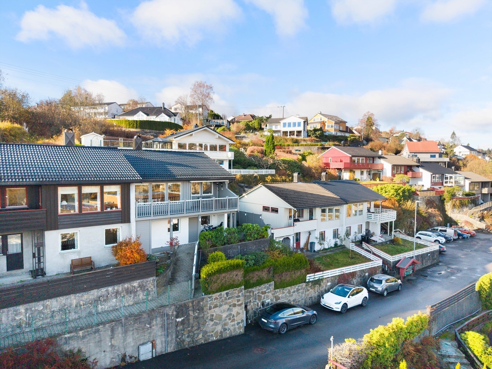 Bakkevegen er et fredelig og ettertraktet boområde. Galleribilde