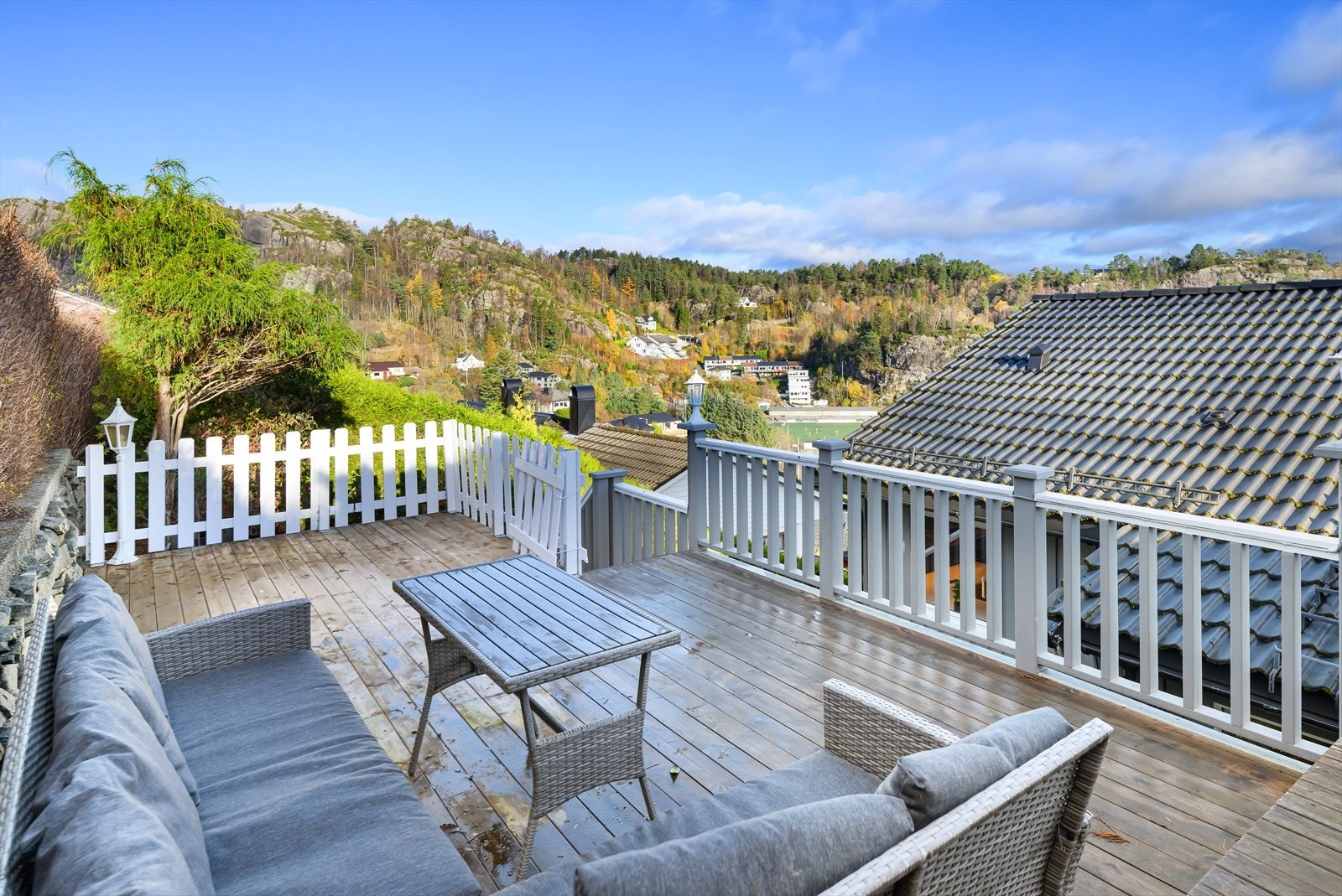 Flott utsikt over nærområdet. Galleribilde