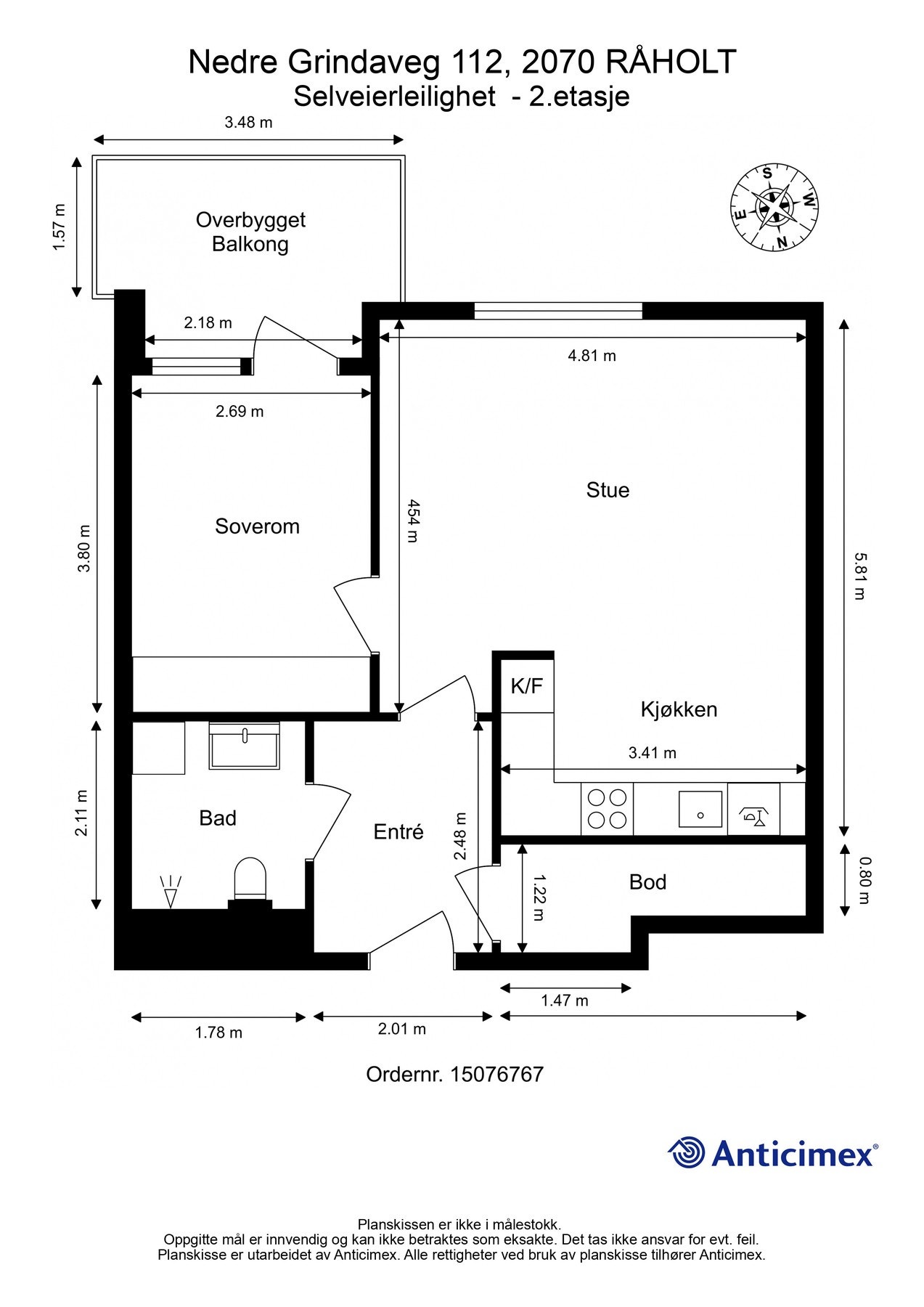 Plantegning Galleribilde