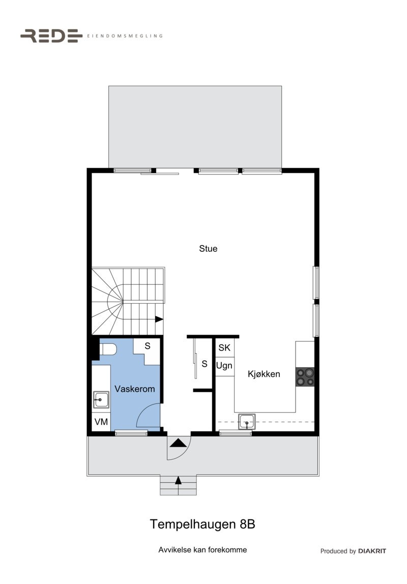 Plantegning hovedplan Galleribilde
