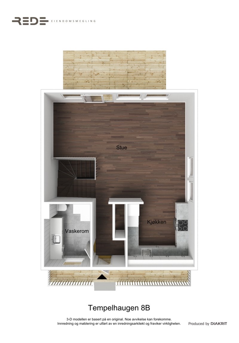 Plantegning 1. etg. Galleribilde