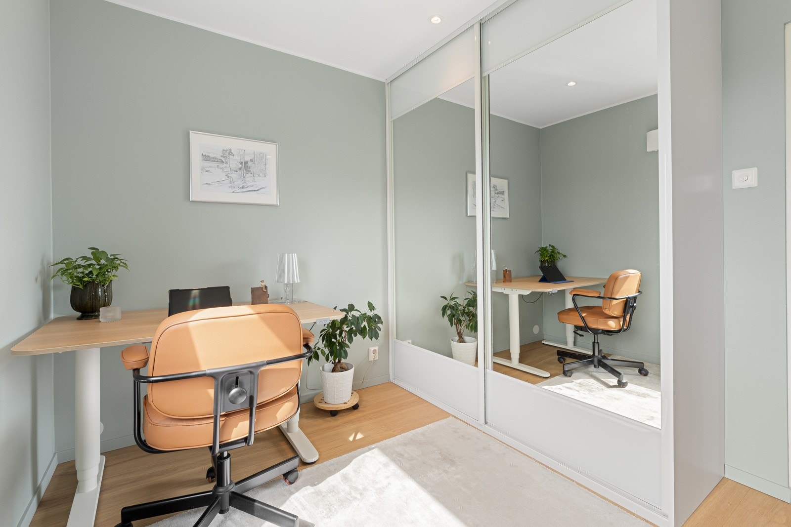 De kan brukes til både hjemmekontor, gjesterom eller barnerom - mulighetene er mange Galleribilde