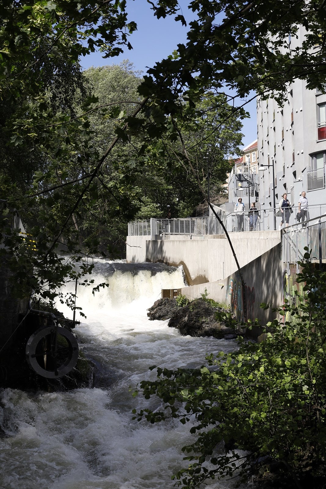 Kort vei til Akerselva. Galleribilde