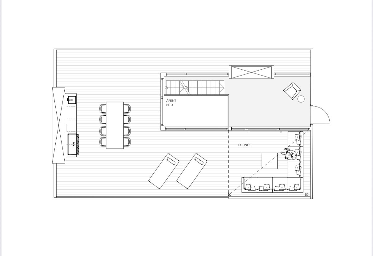 Planskisse 10. etasje Galleribilde