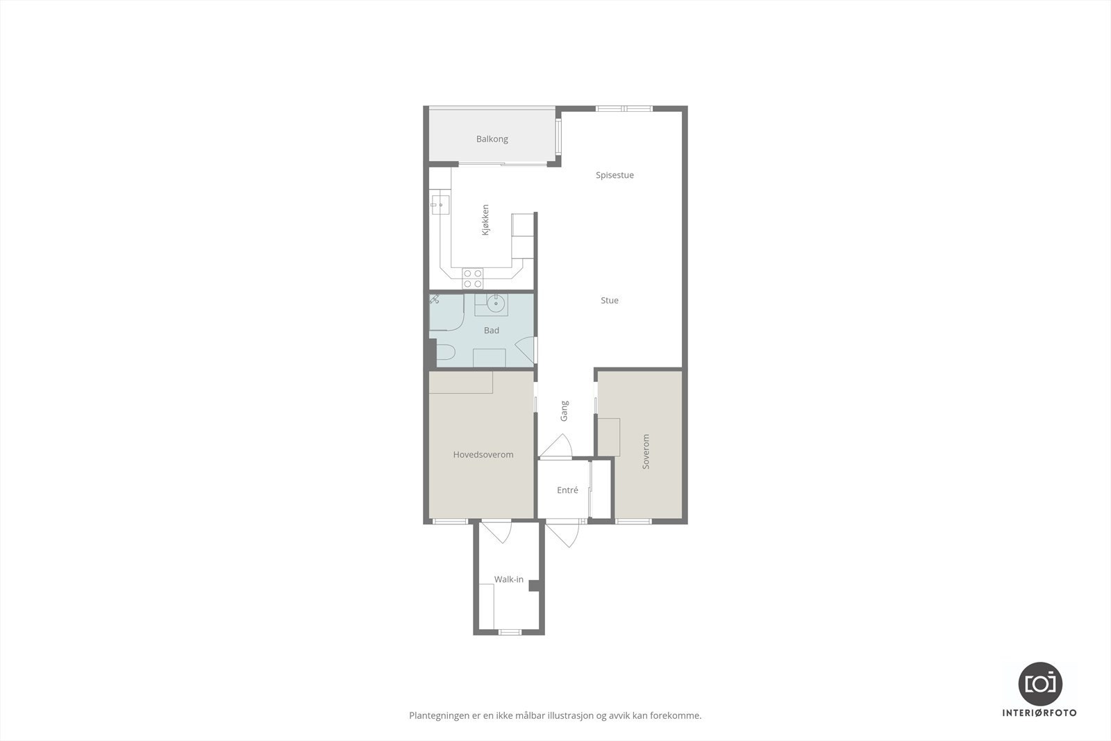 Plantegning Galleribilde