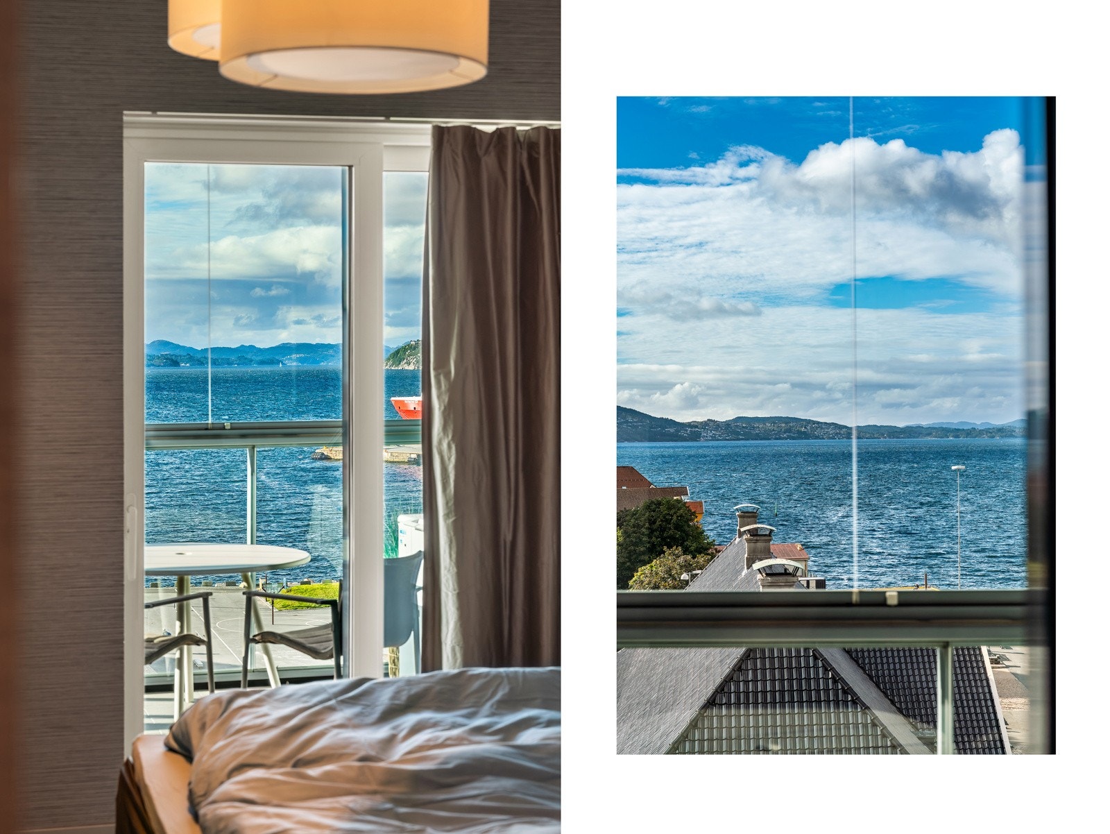 - Hovedsoverom med nydelig utsikt over innseilingen -