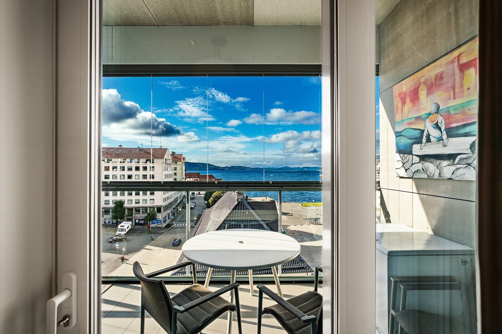 - Her kan man trekke seg ut og nyte de varme sommerkveldene i hyggelige omgivelser -