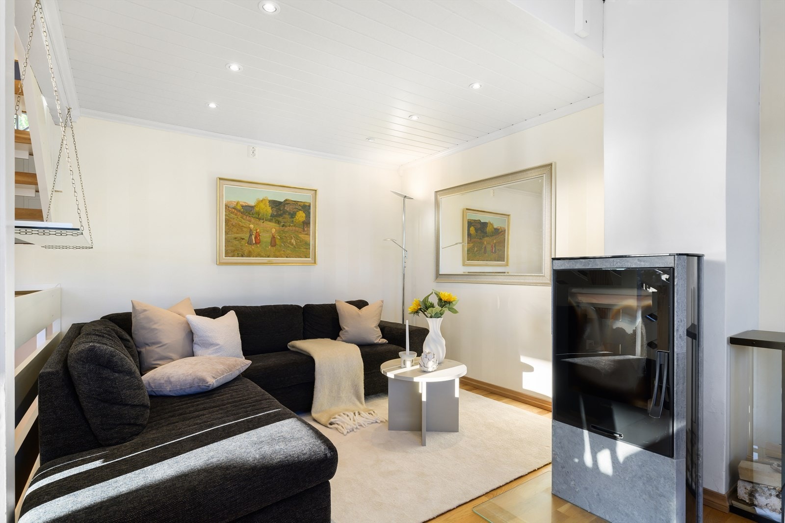 Tv-kroken er tilbaketrukket fra hovedstuen. Galleribilde