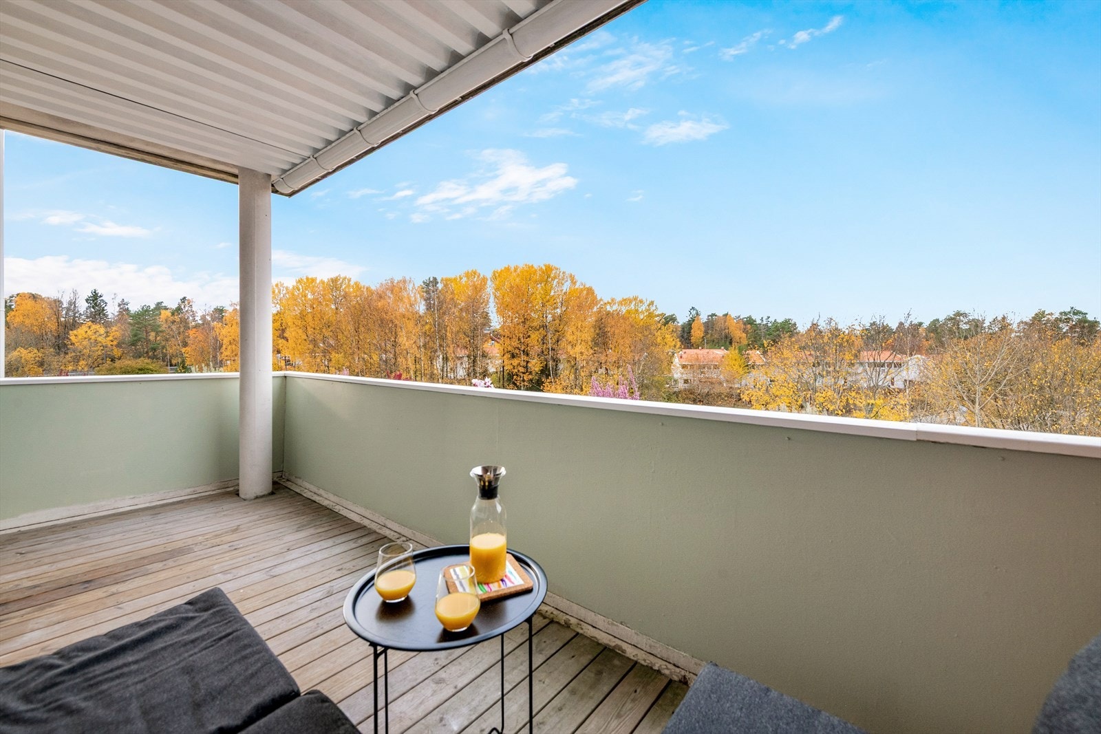 Vestvendt balkong Galleribilde