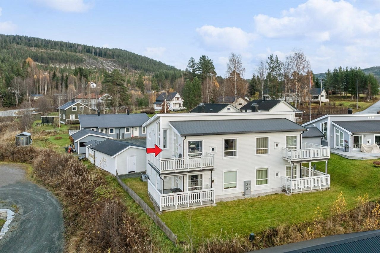 Leiligheten ligger i andre etasje. Galleribilde