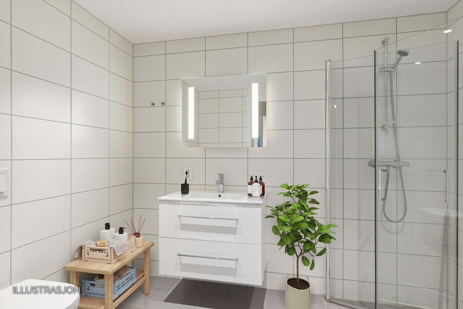 Baderom Galleribilde