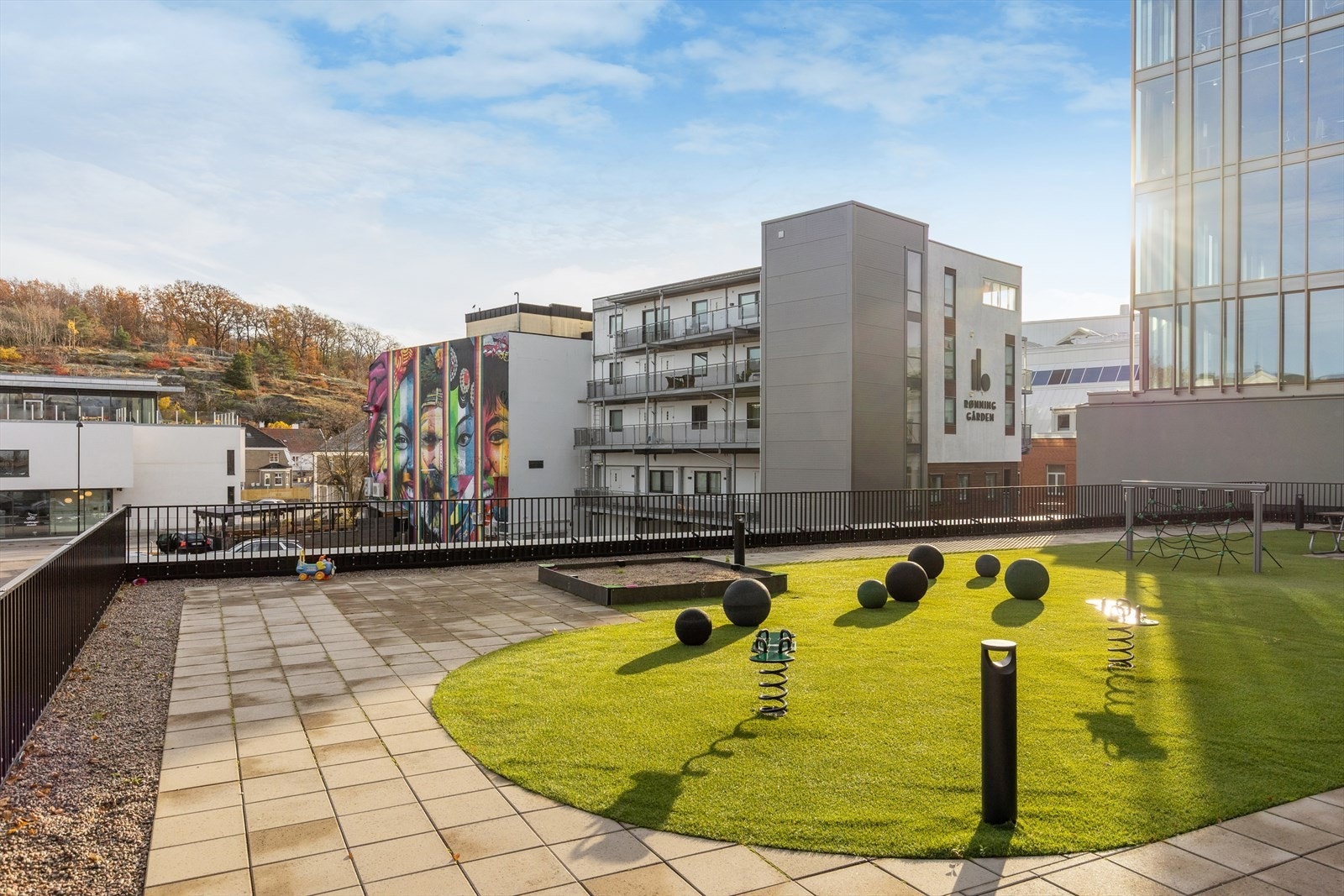 Flotte felles fellesarealer i 2 etasje. Galleribilde