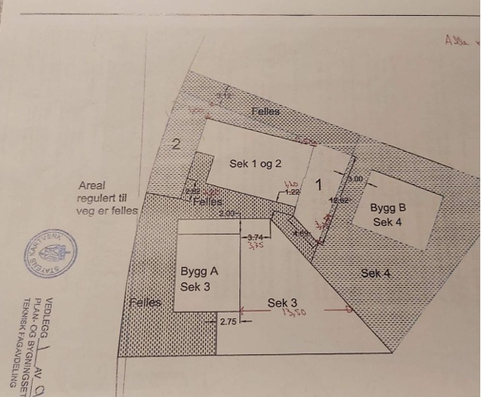 Lite og intimt sameie og veldrevet sameie. Herav fordeling på uteareal. Galleribilde