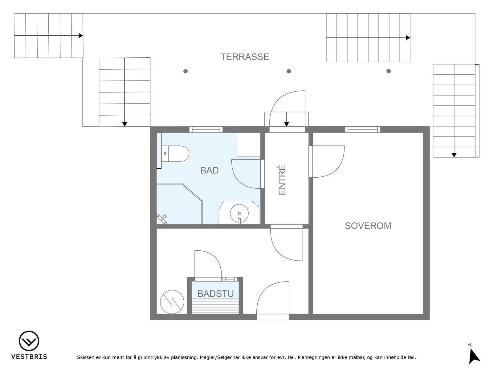 Plantegning - Underetasje Galleribilde