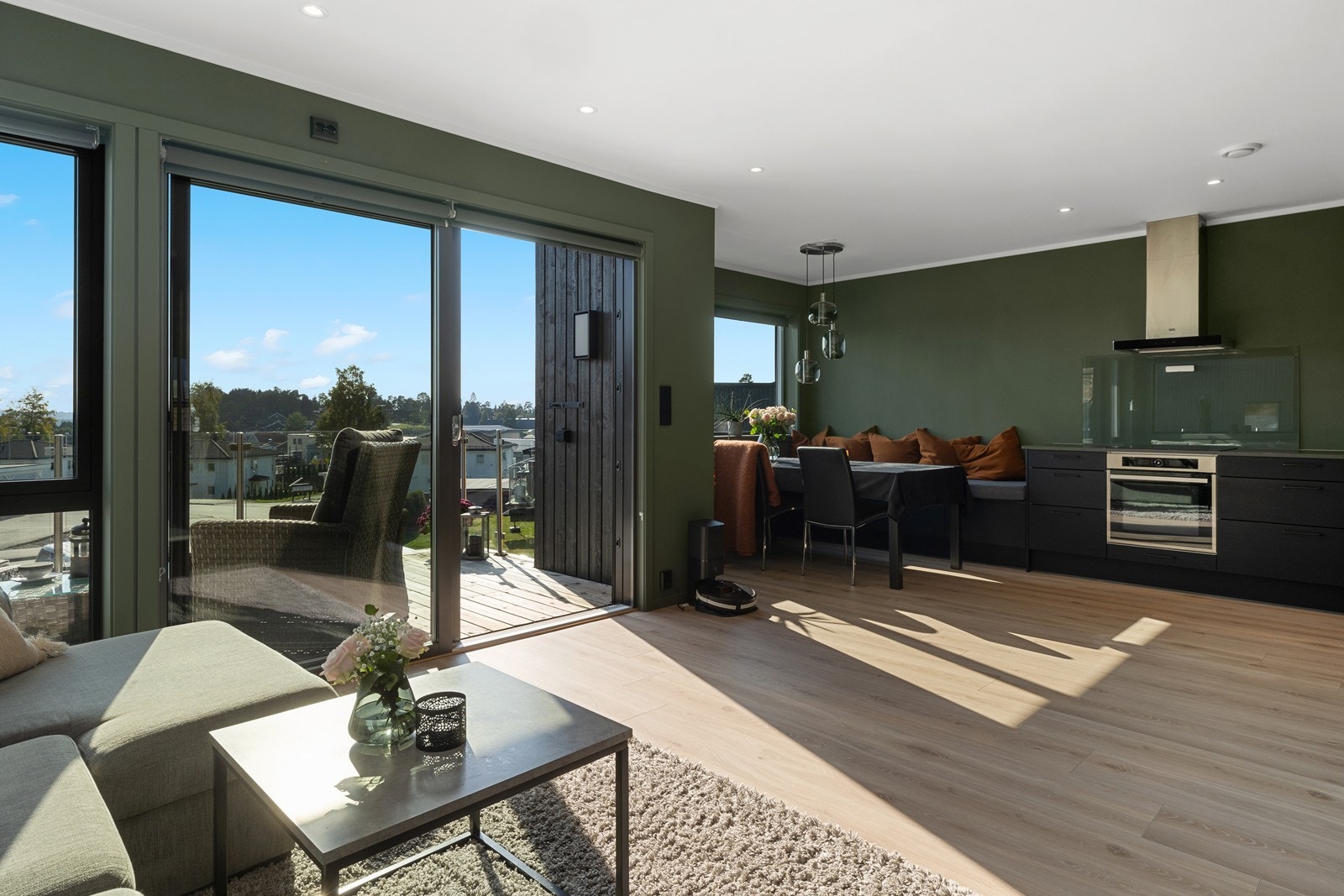 Stue/spisestue Galleribilde