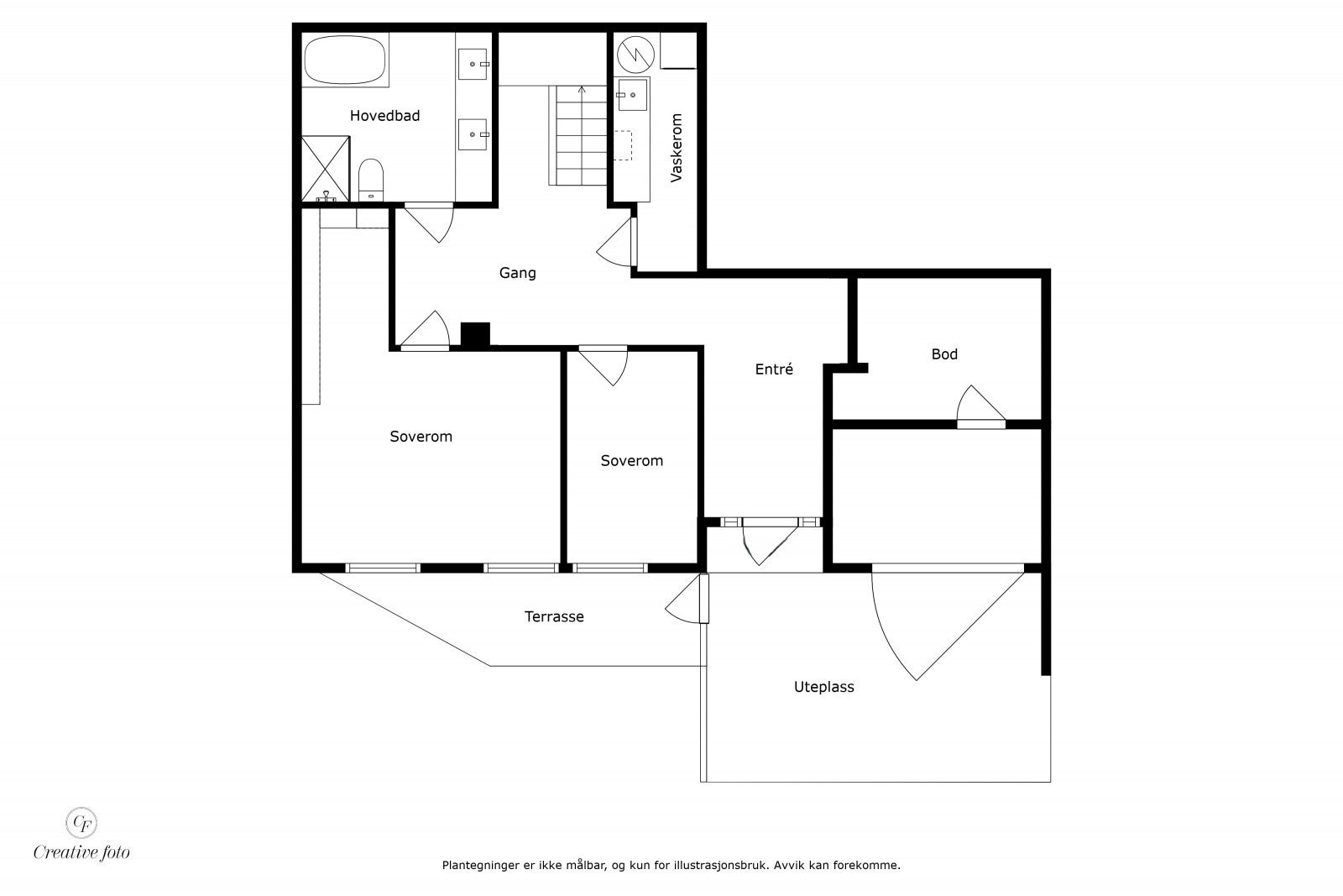 Plantegning u.etasje Galleribilde