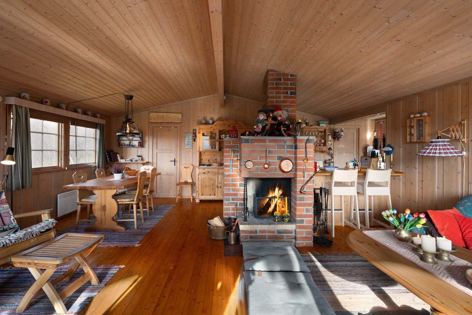 Stue/spisestue Galleribilde